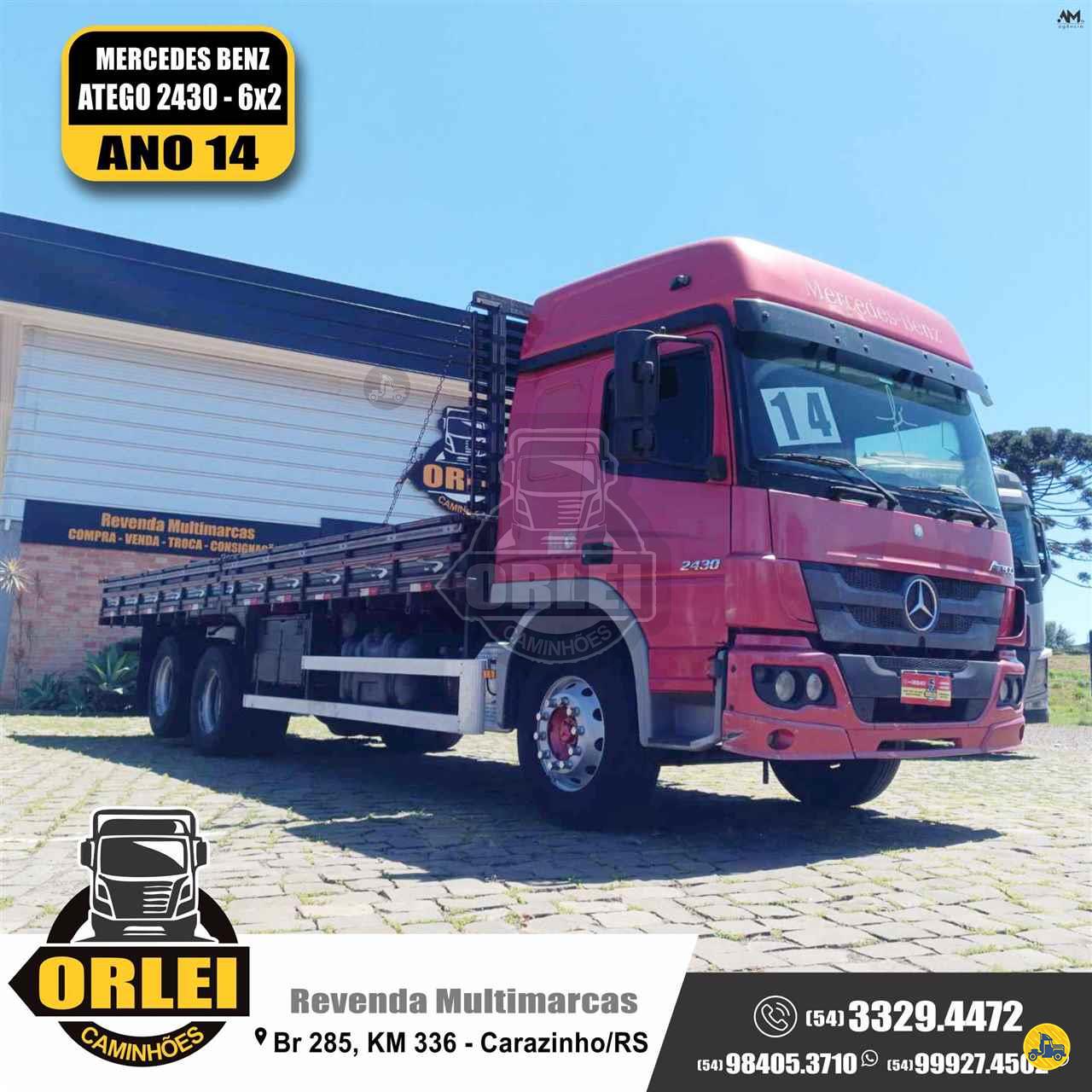 CAMINHAO MERCEDES-BENZ MB 2430 Grade Baixa Truck 6x2 Orlei Caminhões CARAZINHO RIO GRANDE DO SUL RS